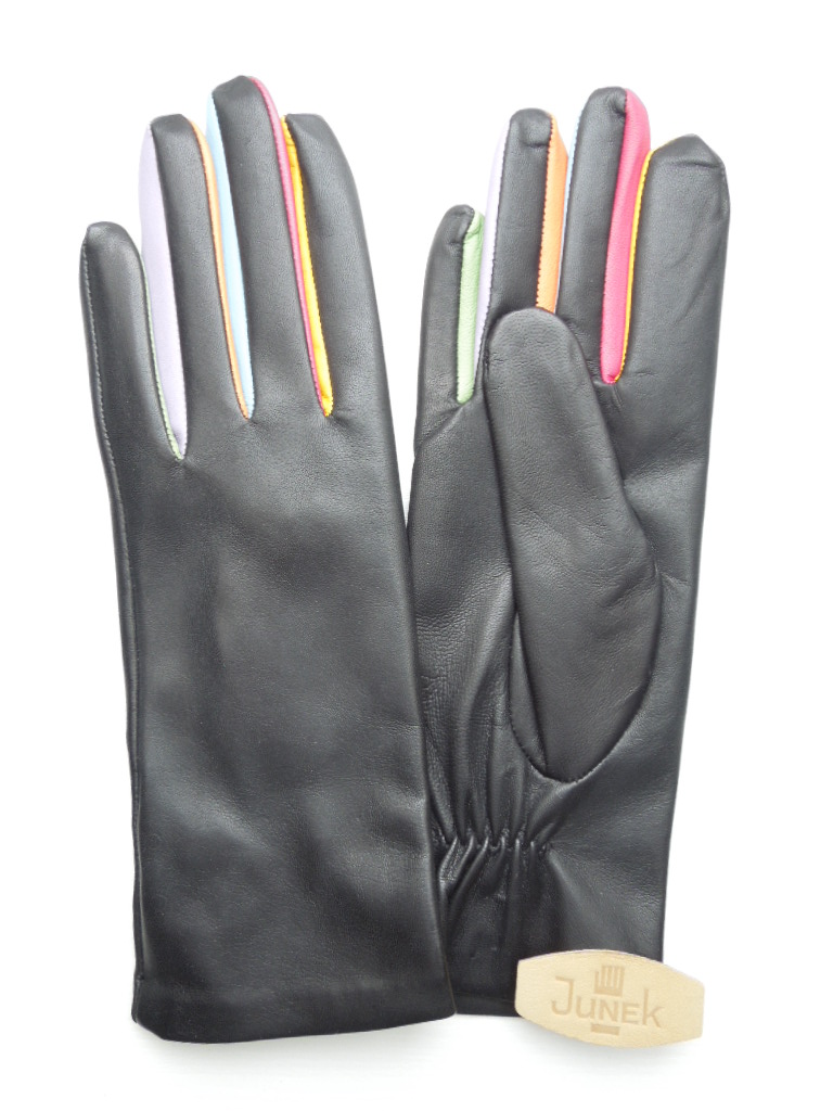 Dámské kožené rukavice 20110 černé